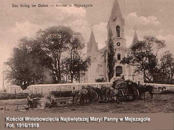 Mejszagoła - catholic parish of the Assumption of Mary