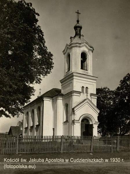 Cudzieniszki - catholic parish of Saint James the Apostle
