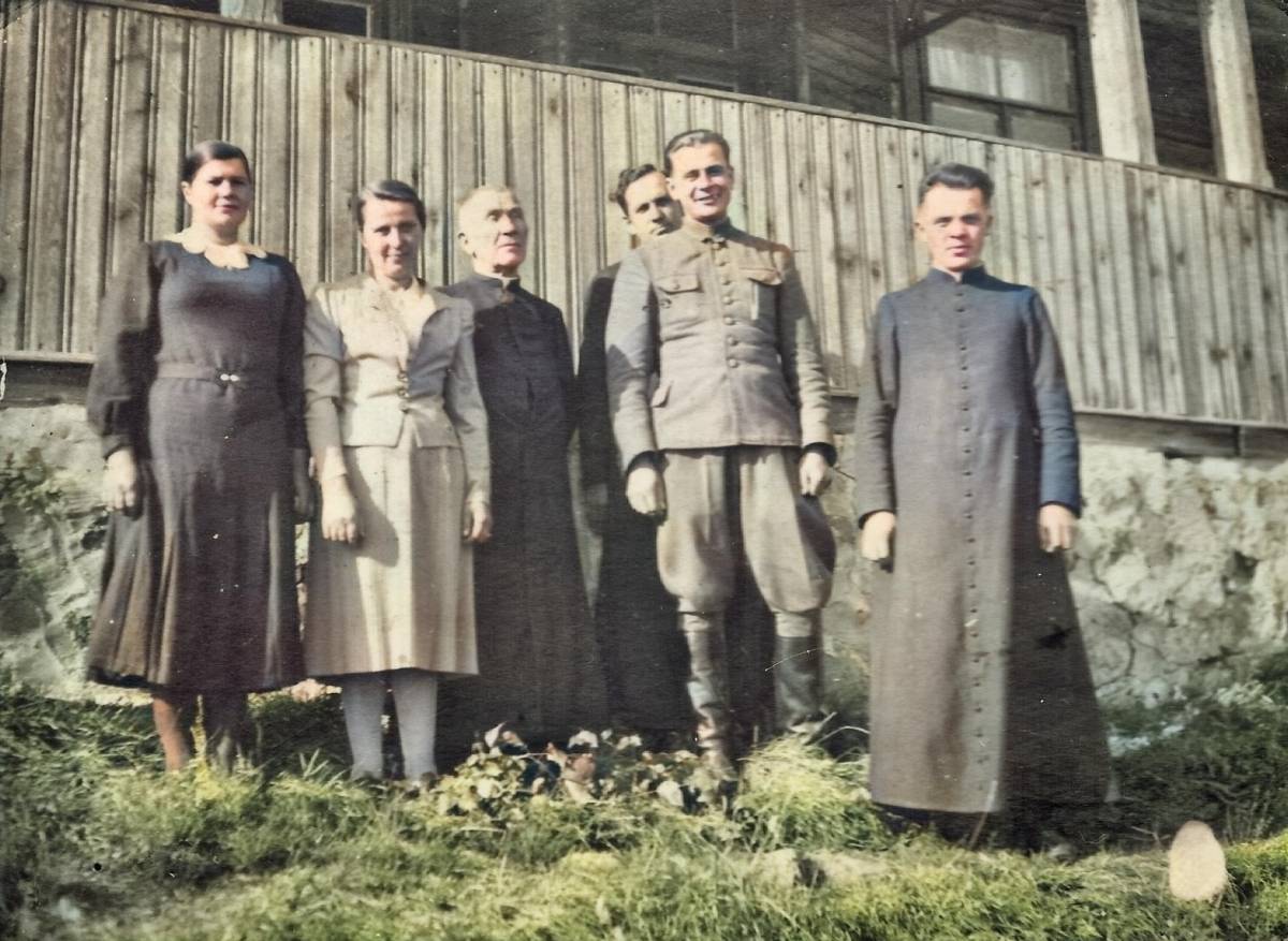 Dziewieniszki. Plebania, ok. 1937 r. Archiwum prywatne - Paweł Subocz