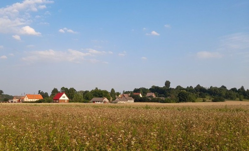 Niespodziewane ujęcie miasteczka z dala