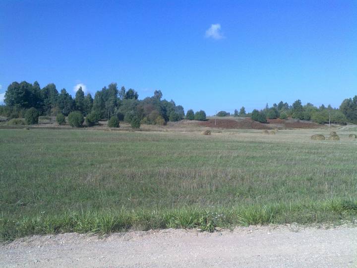 Вид на место где раньше была деревня Бобенки