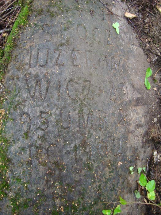 Старое католическое кладбище в Городце<br>Jozef Wankiewicz (+1902) Старое католическое кладбище в Городце<br>Jozef Wankiewicz (+1902)