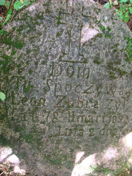 Старое католическое кладбище в Городце<br>Leon Zubra (1821-1899) Старое католическое кладбище в Городце<br>Leon Zubra (1821-1899)