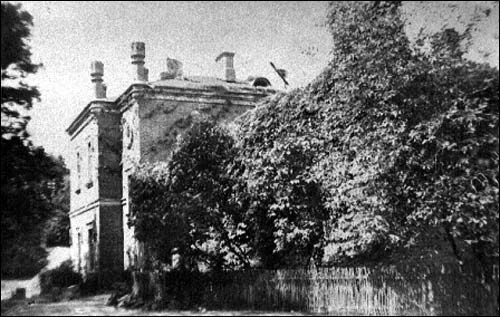 Nieistniejący już pałac rodziny Mohlów z Zalesiu