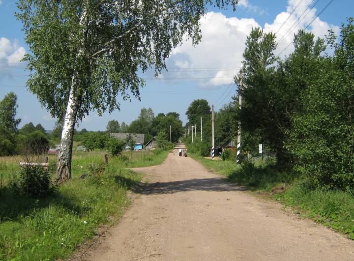 Вясковая вуліца...