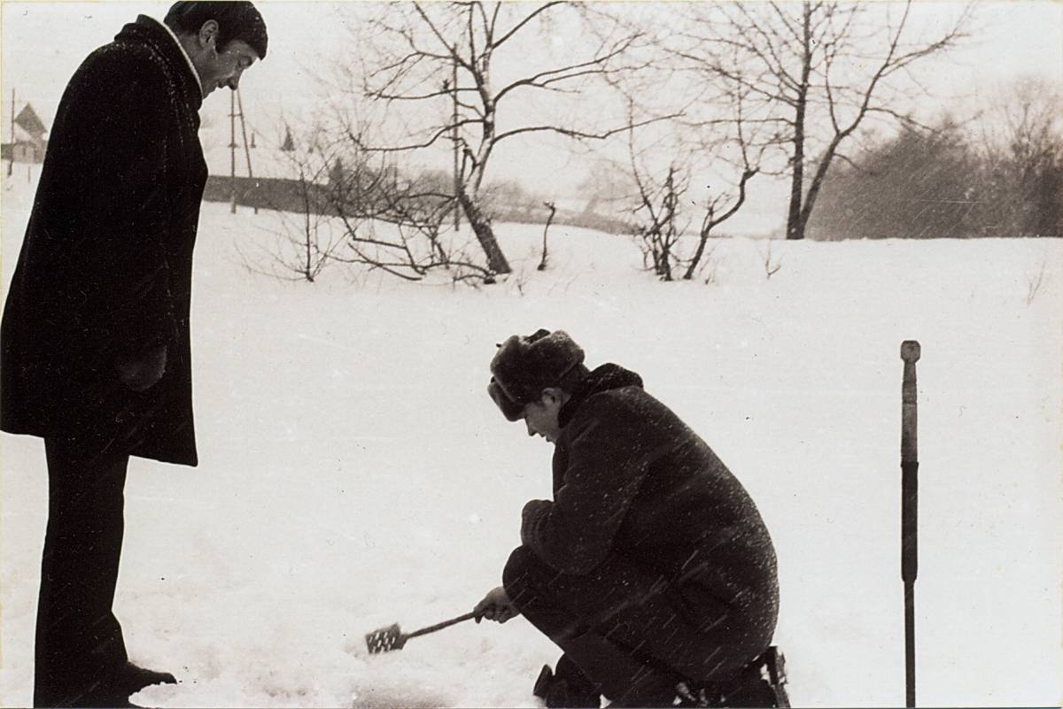 Зімой рыбачыць у Лагазе пачалі толькі ў 1967 годзе...
