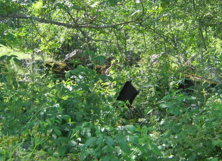 Узарваны ДОТ на старажытным гарадзішчы...