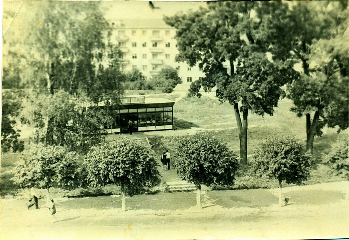 Погляд з акна гасцініцы...