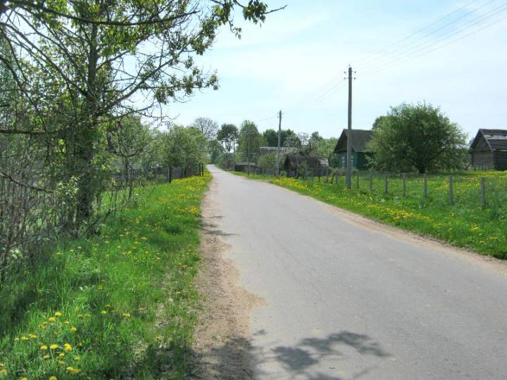 Звярынічы, дарога са Слабады