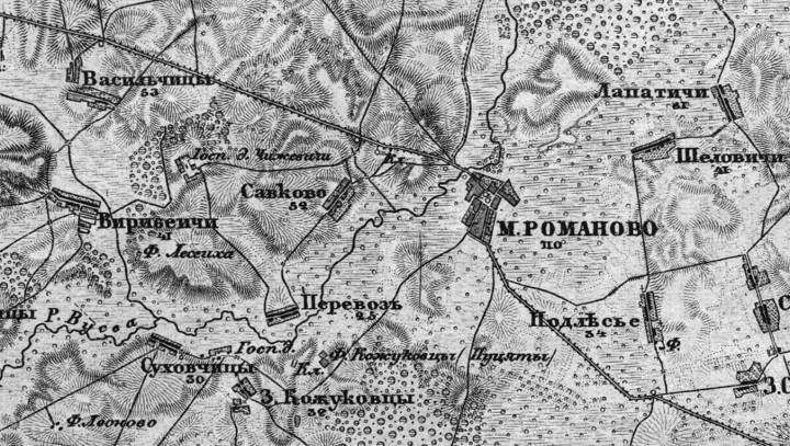 Копыль карта города
