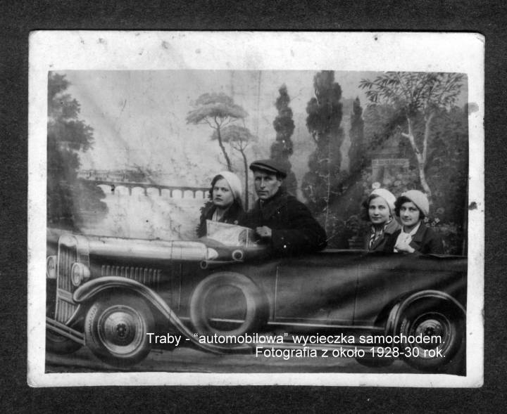 Janina Węcławowicz, Wacław Znosko, NN i Janina Olechnowicz.