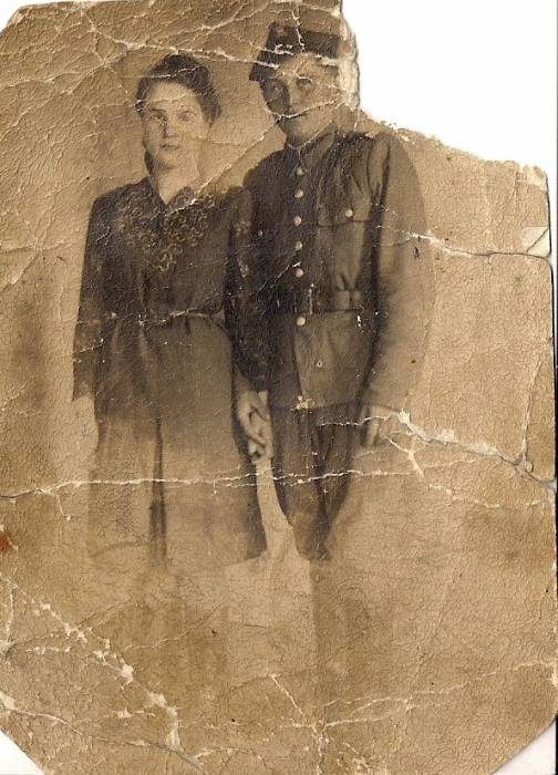 prawdopodobnie Aleksander Harewski ( lub Karaczun) z narzeczoną prawdopodobnie Aleksander Harewski ( lub Karaczun) z narzeczoną