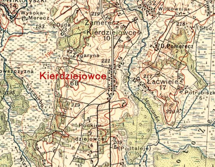 Mapa z 1935 roku.