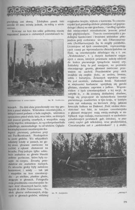 Артыкул Вандаліна Шукевіча ў краязнаўчым штотыднёвіку Ziemia 06.04.1912 стр.4