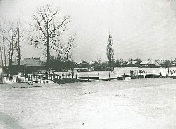 Вясковая вуліца<br>здымак І. Аткінсона 1899 г.