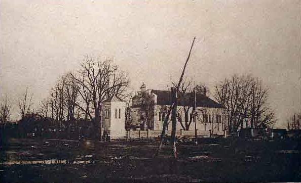 Касцёл ў Янаве. Паштоўка 1915-17 гг.