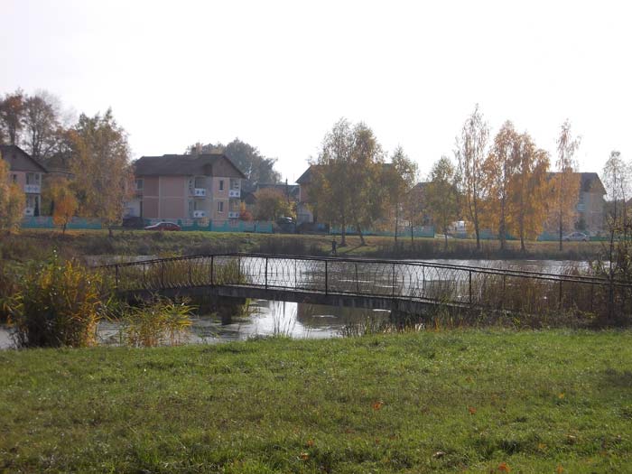 Погляд на сучасную забудову ў Крошыне