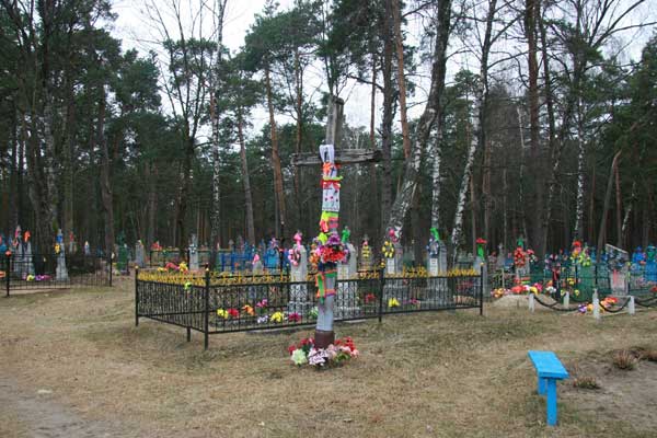 Могілкі ў Лышчы<br>Фота 03.04.2010