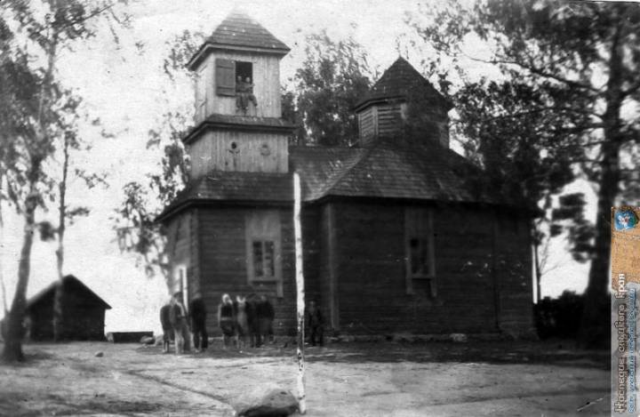 Траецкая царква ў Ануфравічах, прыпісная да грэскай царквы. Не захавалася. Фота з сайта Наследие Слуцкого края - <a href=http://nasledie-sluck.by target=_blank>http://nasledie-sluck.by</a> 
