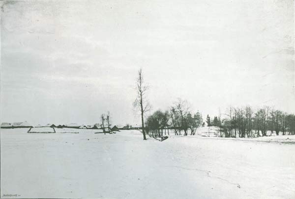 Грэбля пры ўедзе ў Сталовічы з боку Міра, здымак І. Аткінсона