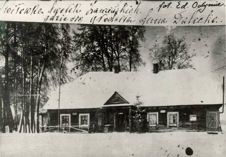 Świłówka, dworek Zawadzkich gdzie się urodziła Anna Dalecka. Fot. z fot. Antoniego Edwarda Odyńca wykonanej przed 1885 r.