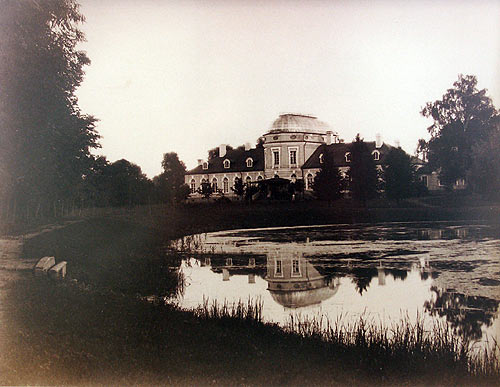 Szczorse Chreptowiczów. Pałac od ogrodu<br>Fot. Józef Boretti. 1894