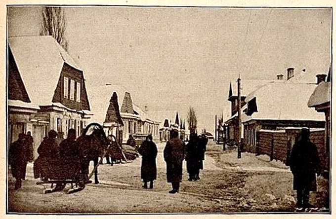  Oszmiana, miasto   (   ). Oszmiana, ul. Żuprańska (lata 1890-te). Zdjęcie pochodzi z wydawnictwa 