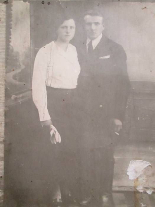 молодой прадед с женой