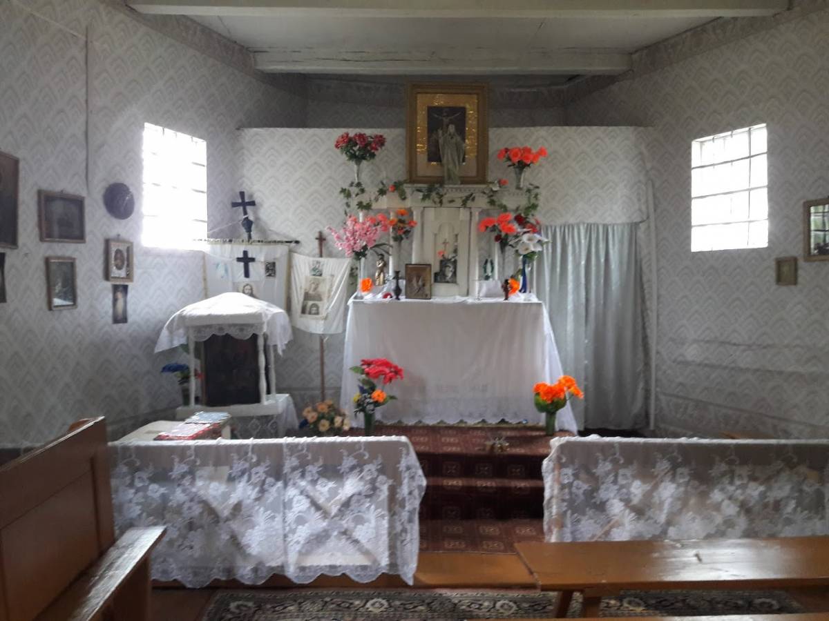 Каплица Воздвижения Святого Креста, XIX в. Кладбище д.Новищино