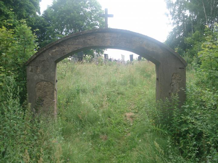 Cmentarz w Kościukach. Tu znajdują się groby moich przodków.
