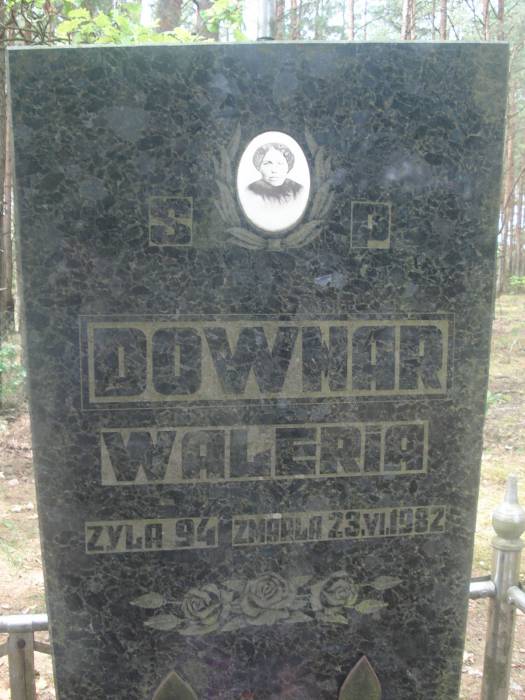 Waleria (Kraszewska) Downar. Siostra mojej babci Józefy (Kraszewskiej) Kowalewskiej, która w 1946 r. wyjechała do Polski.