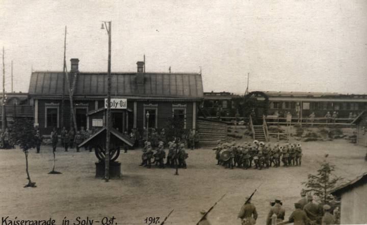 парад у гонар Кайзера Солы 1917