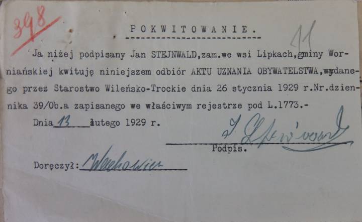 Dziękuję to brat mojego pradziadka Mateusza z Wilna