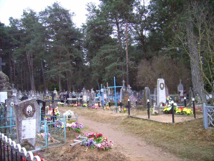Fragment naszego cmentarza.