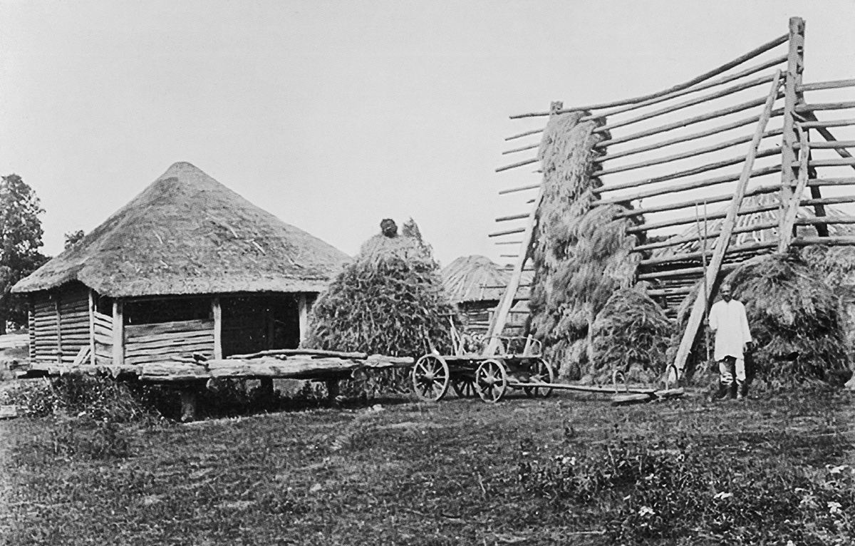 Великие Автюки, Речицкий уезд, 1912 год<br>Фотограф Исаак Абрамович Сербава.<br> 