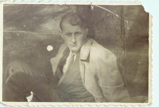 Rysiek Kamiński,może 1946r.