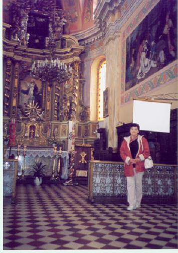 Pińsk.2003rOłtarz główny w Katedrze w Pińsku