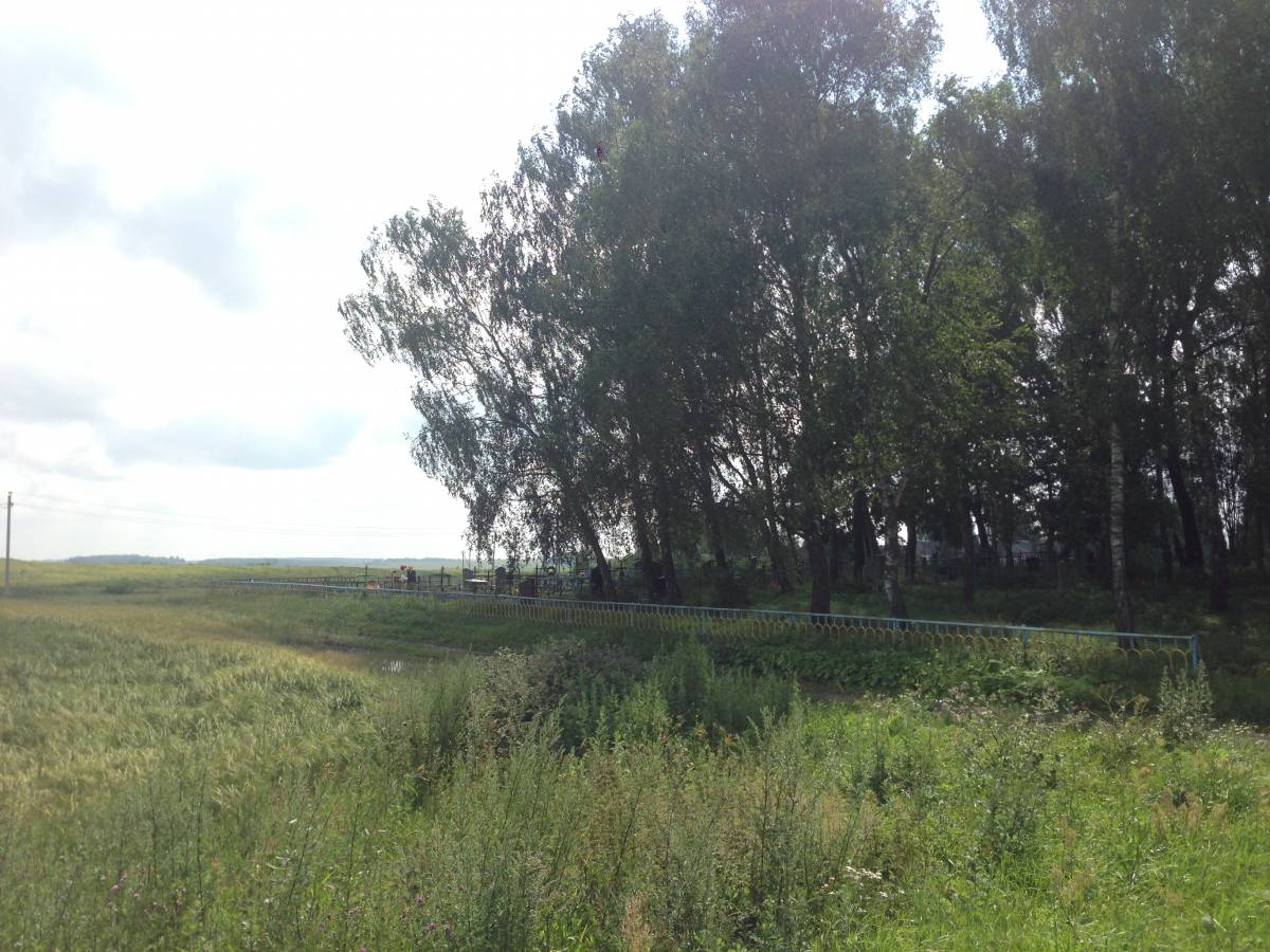Кладбище на въезде в село Подсолтово