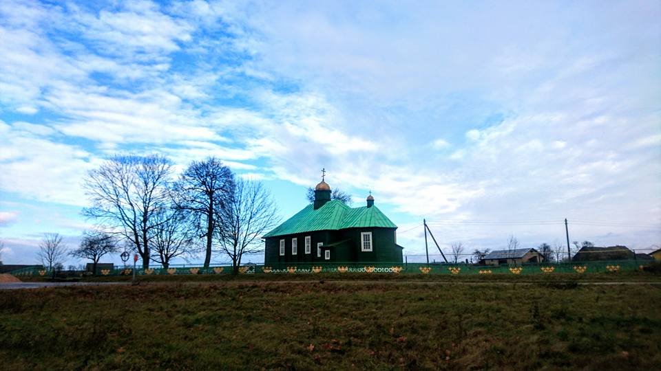 Астроўкі, Свята-Георгіеўская праваслаўная царква.<br>Былая уніяцкая царква