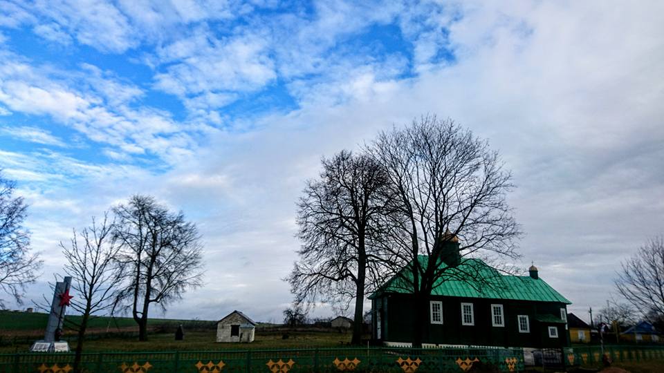 Астроўкі, Свята-Георгіеўская праваслаўная царква.<br>Былая уніяцкая царква