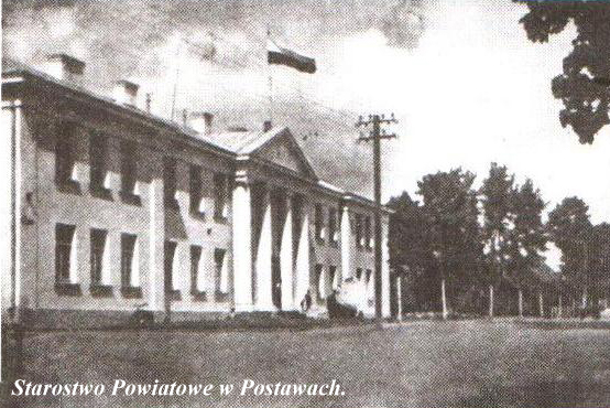 Postawy. Budynek powiatowego starostwa. 