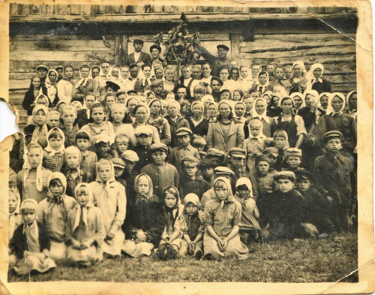 Жители деревни Шчонава. 1950 год. 