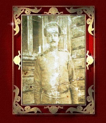 Holedziński   (Xоледзински  <br>Xоледзинский, Холъедзинъский), <br>żołnierz w rosyjskim mundurze.<br>Jaki rodzaj służby, jaki czas?<br>Русский солдат в военной форме.<br> Какие услуги, как долго?