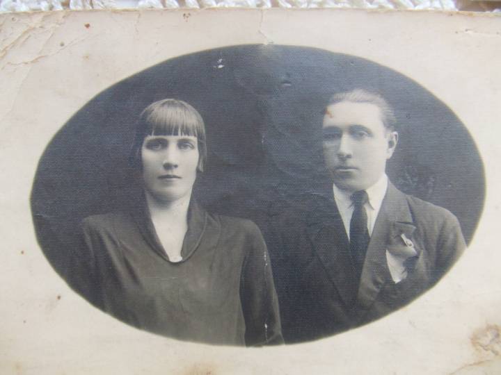 Mieczysław Żogło z siostrą Lidią Mendel.
