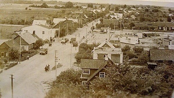 Вид с колокольни костёла