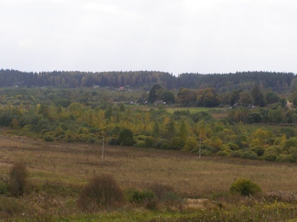 д.Ганышево октябрь  2009г.Вид со стороны д.Измайлово