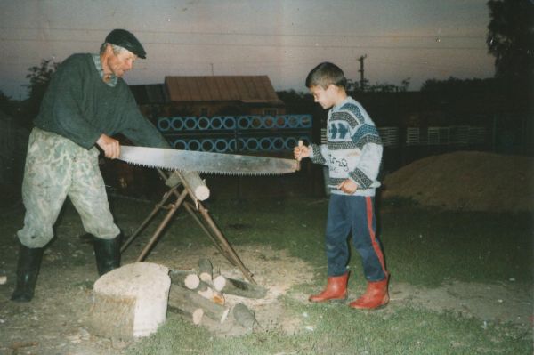 Романюк Станислав Игнатович <br>(д.Ковака 21.06.1941- 06.10.2006 с.Селезнево)<br>и его внук.
