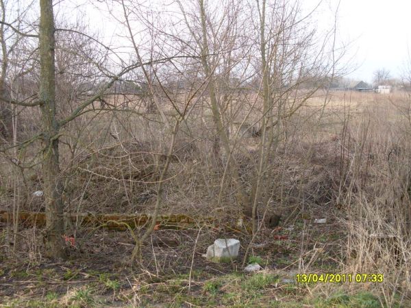 здесь был дом семьи<br><br>Романюк Иганта Аврамовича<br>Романюк (Буйневич) Галины Адамовны