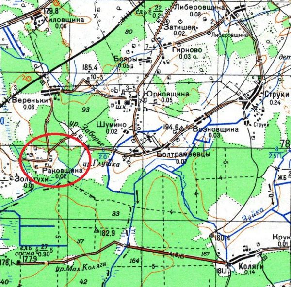 Mapa - na 1983 rok