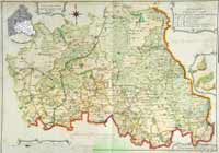 Мапа Сенненскага павета, 1780 год